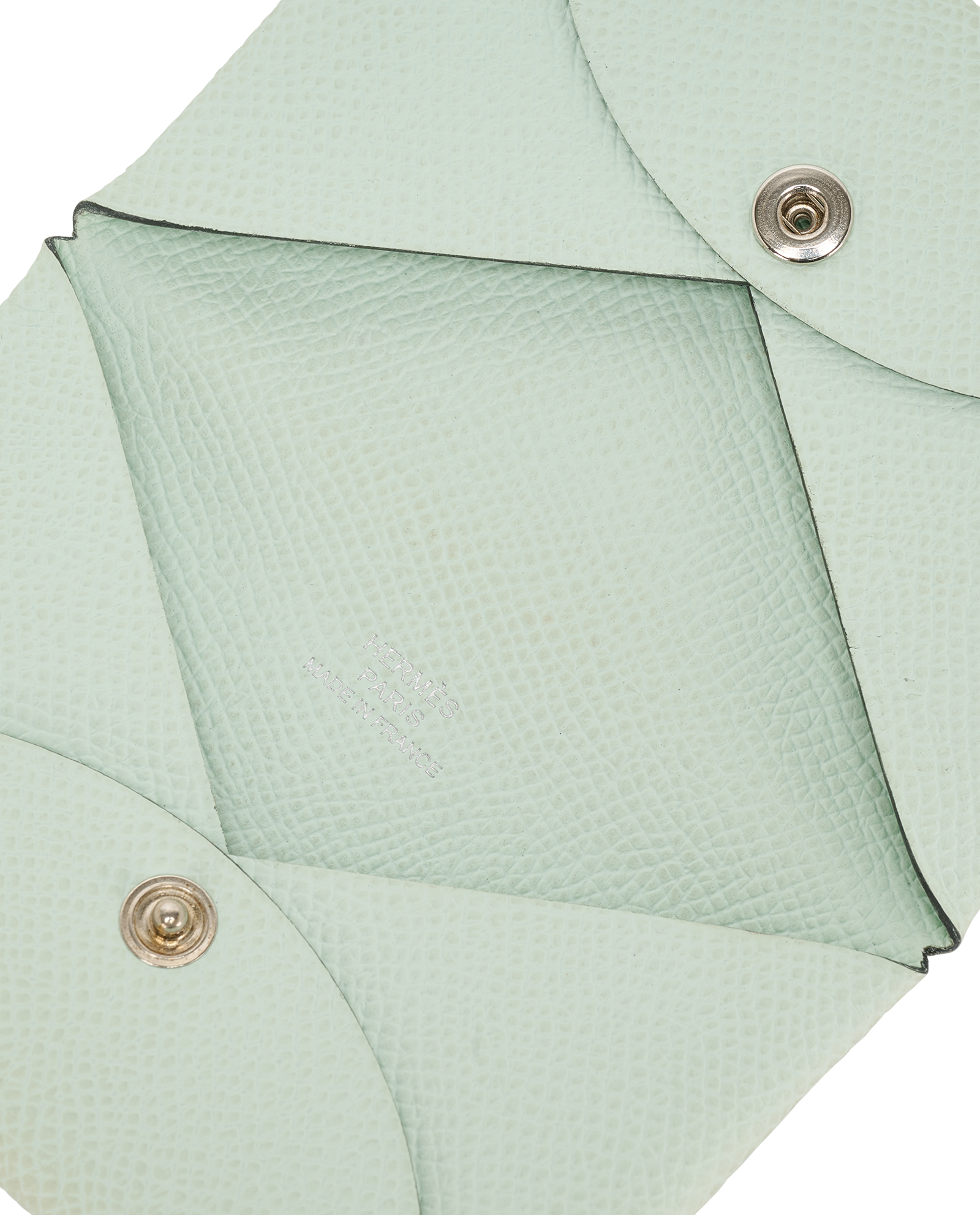 Hermes Calvi Card Holder, &pound;295, Accessories, Green, Leather, Other view